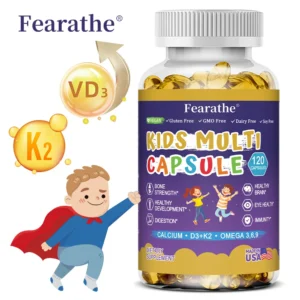 Kids Multivitamins Capsules with D3+K2,Calcium